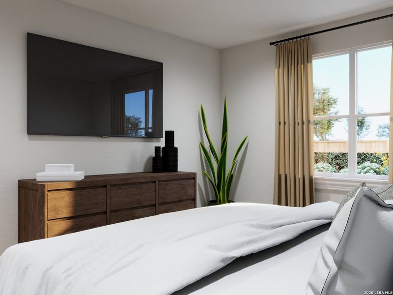 Furnished interior view inside a new home in Melissa Ranch, San Antonio (Image 18).