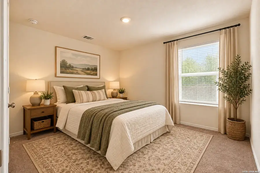 Furnished interior view inside a new home in Ruby Crossing, San Antonio (Image 9).
