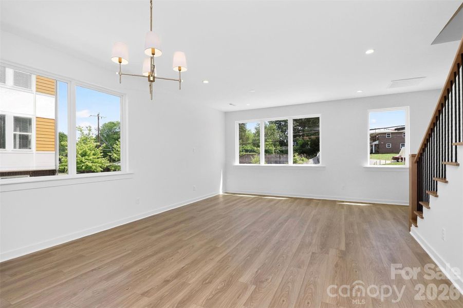 Spacious, unfurnished interior of a new home in , Charlotte (Image 29).