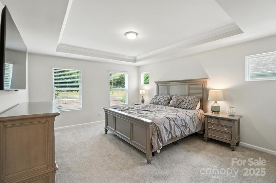 Furnished interior view inside a new home in Porter's Row, Charlotte (Image 9). Furnished interior view inside a new home in Porter's Row, Charlotte (Image 9).