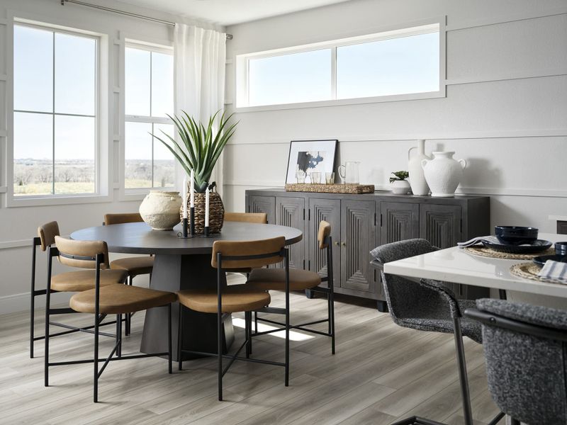 Furnished interior view inside a new home in Brighton Crossings, Brighton (Image 4).