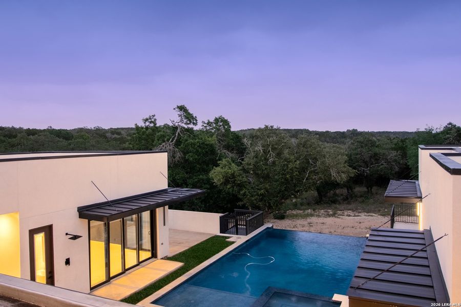 Exterior details and patio area of a home in , San Antonio (Image 26).