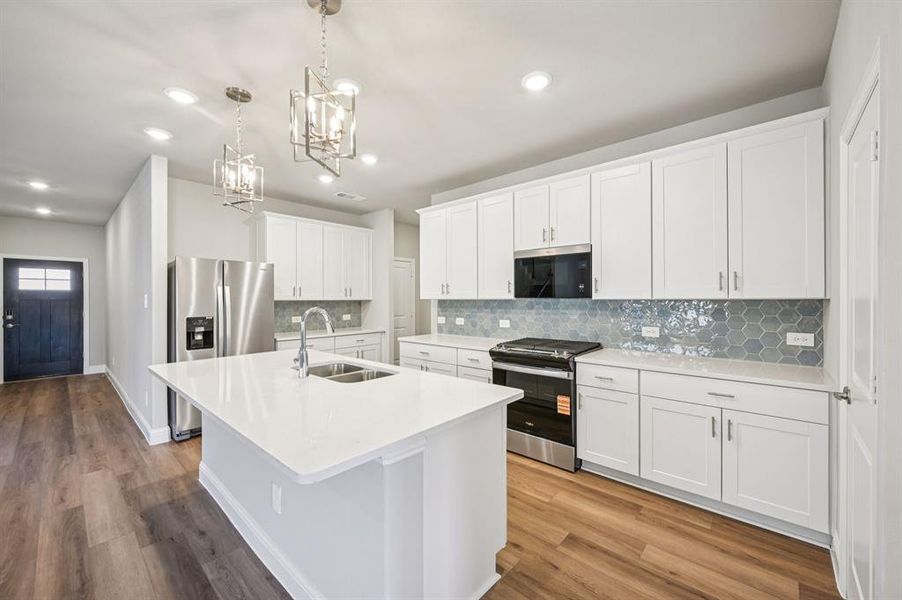 Furnished interior view inside a new home in Simpson Crossing - Signature Series, McKinney (Image 9).