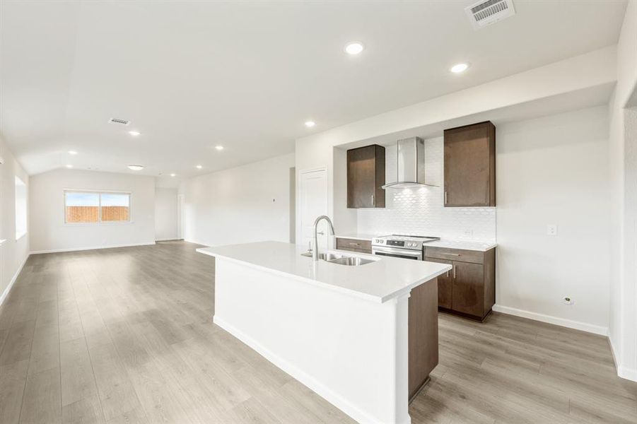 Furnished interior view inside a new home in Georgetown at Kings Fort, Kaufman (Image 10).