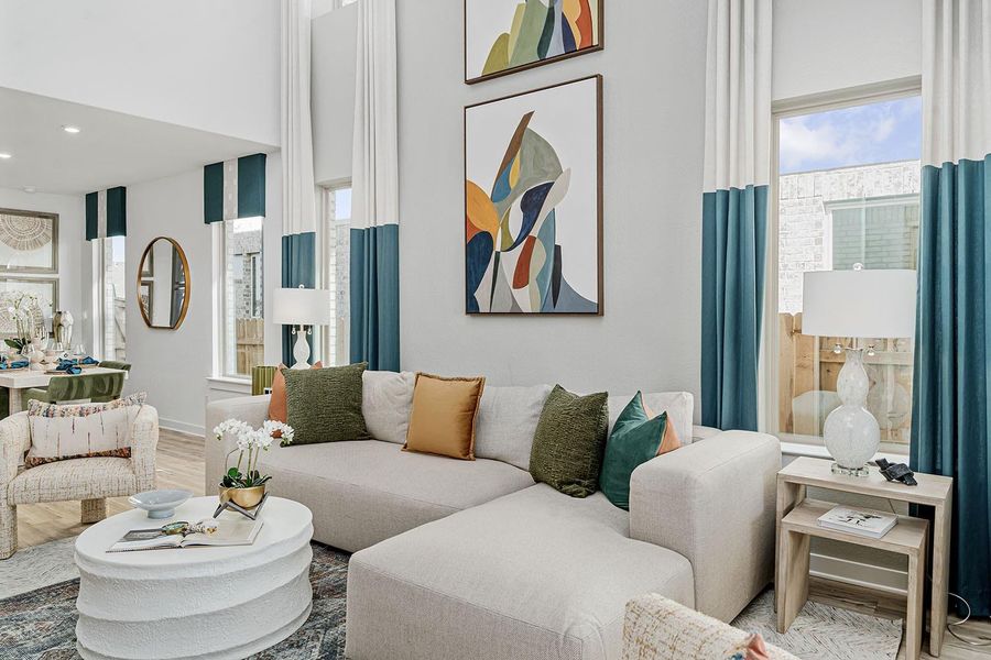 Furnished interior view inside a new home in , Dayton (Image 12).