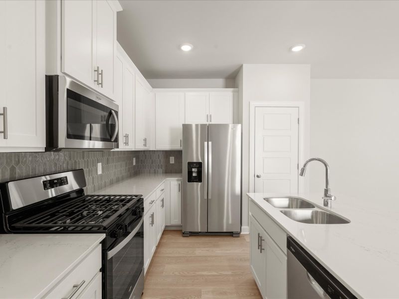 Furnished interior view inside a new home in Avalon Townes, Lyman (Image 4).