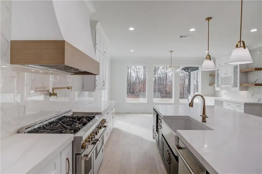 Furnished interior view inside a new home in , Hoschton (Image 4).