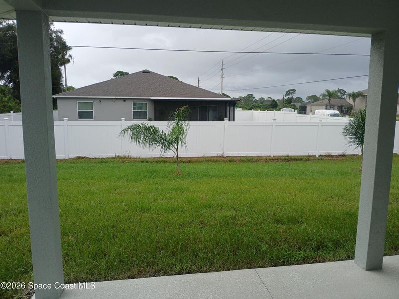 Exterior details and patio area of a home in Palm Bay, Palm Bay (Image 3). Exterior details and patio area of a home in Palm Bay, Palm Bay (Image 3).