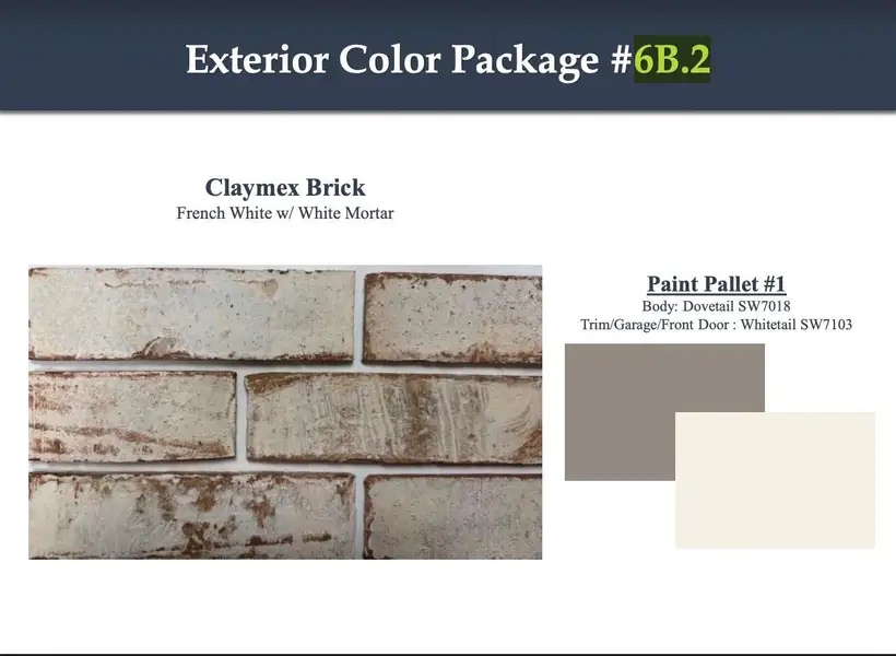 Sample of building materials used in homes in Windcress, Cove (Image 3).