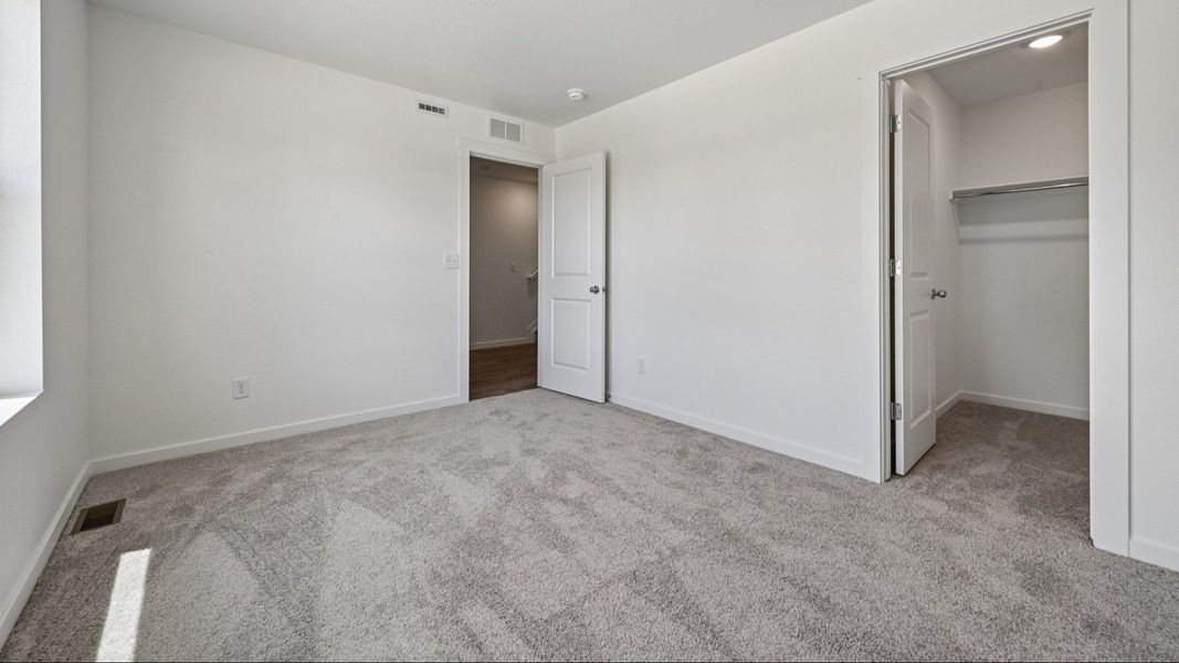 Furnished interior view inside a new home in Windler Townhomes, Aurora (Image 31). Furnished interior view inside a new home in Windler Townhomes, Aurora (Image 31).