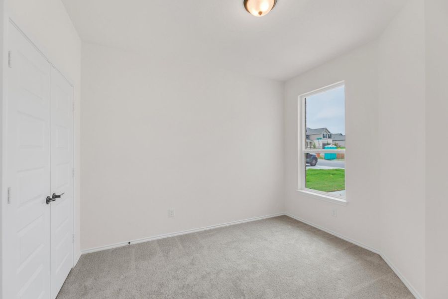 Spacious, unfurnished interior of a new home in Salerno - Heritage Collection, Round Rock (Image 13). Spacious, unfurnished interior of a new home in Salerno - Heritage Collection, Round Rock (Image 13).