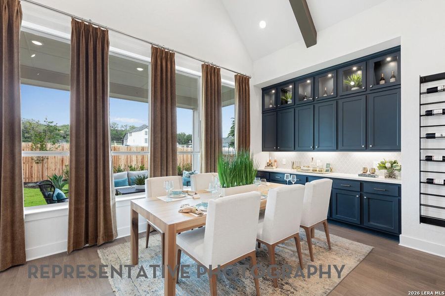 Furnished interior view inside a new home in The Ranches at Creekside, Boerne (Image 28).
