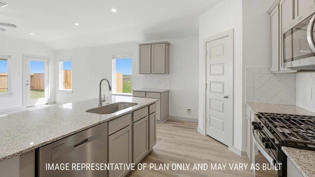 Representative furnished interior of a home built from the Lakeway by D.R. Horton in Reserve at Mallard Lakes, Orange (Image 4).