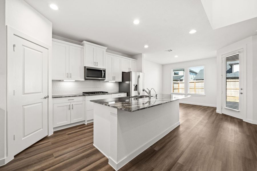 Furnished interior view inside a new home in Harvest Green, Richmond (Image 18). Furnished interior view inside a new home in Harvest Green, Richmond (Image 18).