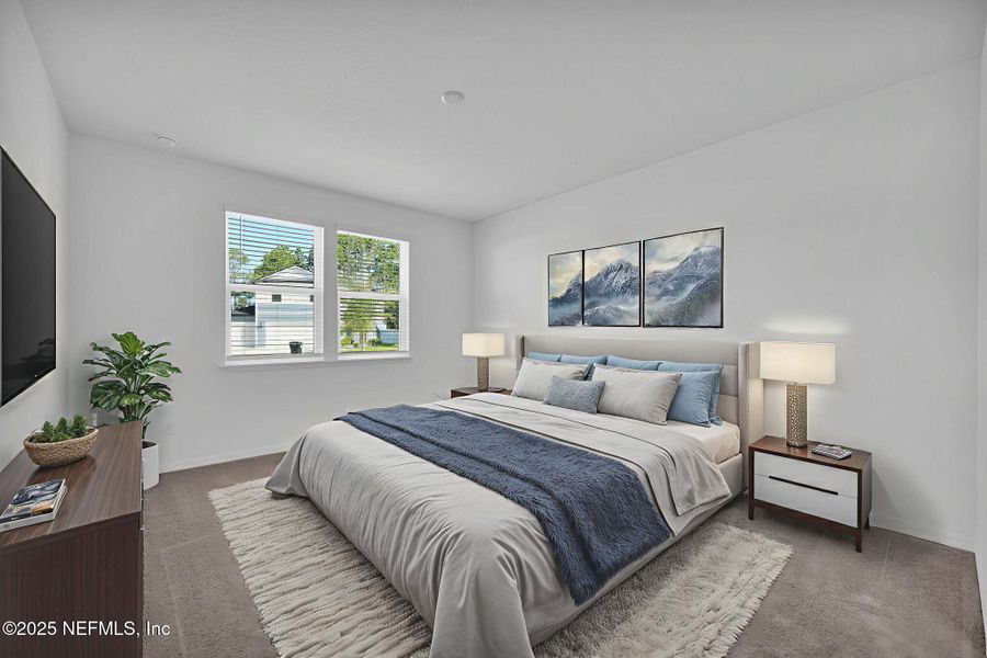 Furnished interior view inside a new home in Bradley Creek, Green Cove Springs (Image 13).