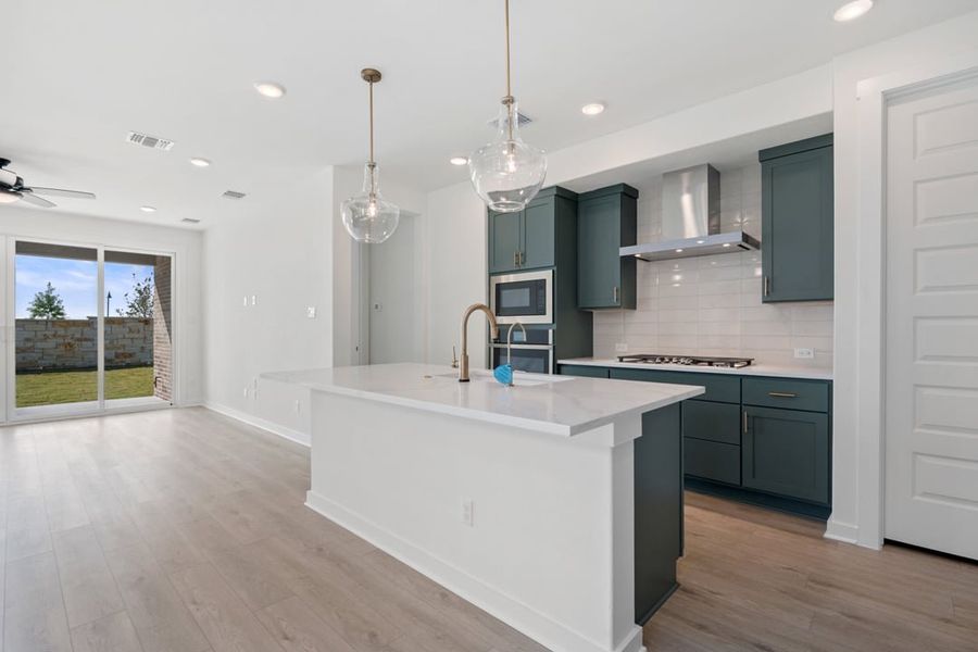 Furnished interior view inside a new home in Flora, Hutto (Image 9).