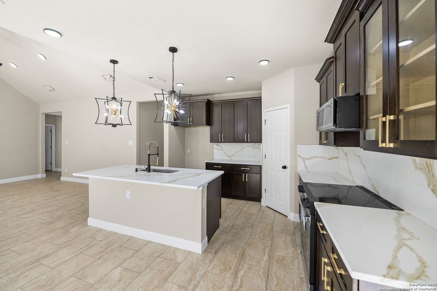 Furnished interior view inside a new home in , Elmendorf (Image 9).