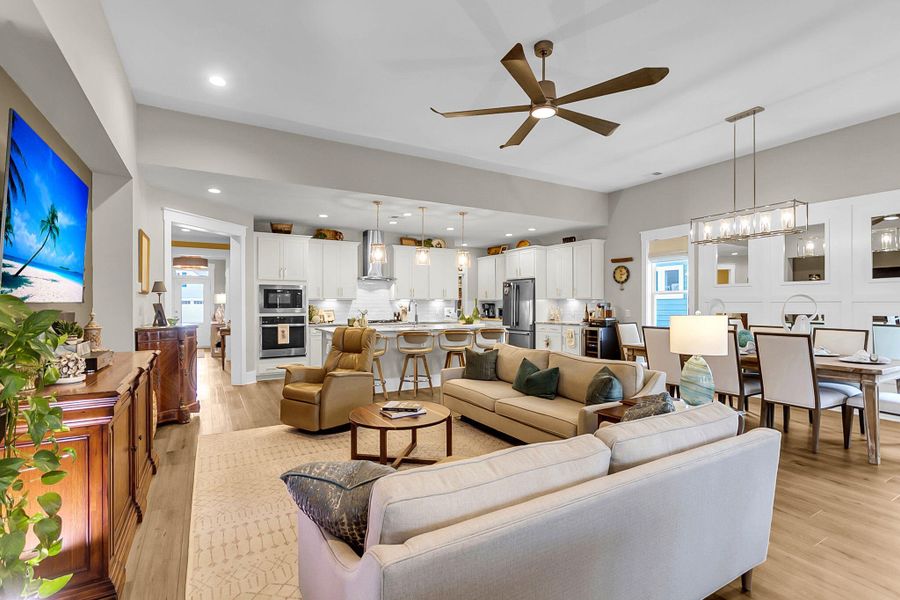 Furnished interior view inside a new home in , Summerville (Image 37).