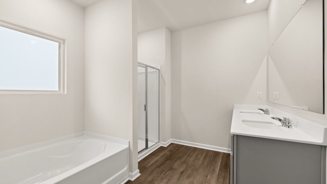 Representative furnished interior of a home built from the Aria by D.R. Horton in Poplar Preserve, Newnan (Image 9). Representative furnished interior of a home built from the Aria by D.R. Horton in Poplar Preserve, Newnan (Image 9).