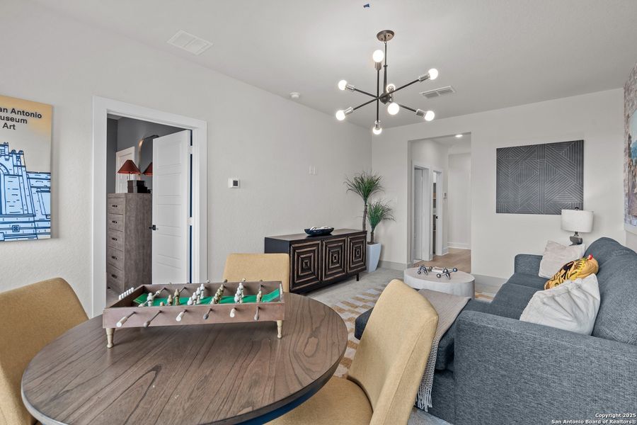 Furnished interior view inside a new home in Prominence – Now Selling, San Antonio (Image 30).