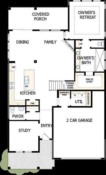 2D floor plan layout of this home in Kresston, Montgomery, TX (Image 2). 2D floor plan layout of this home in Kresston, Montgomery, TX (Image 2).