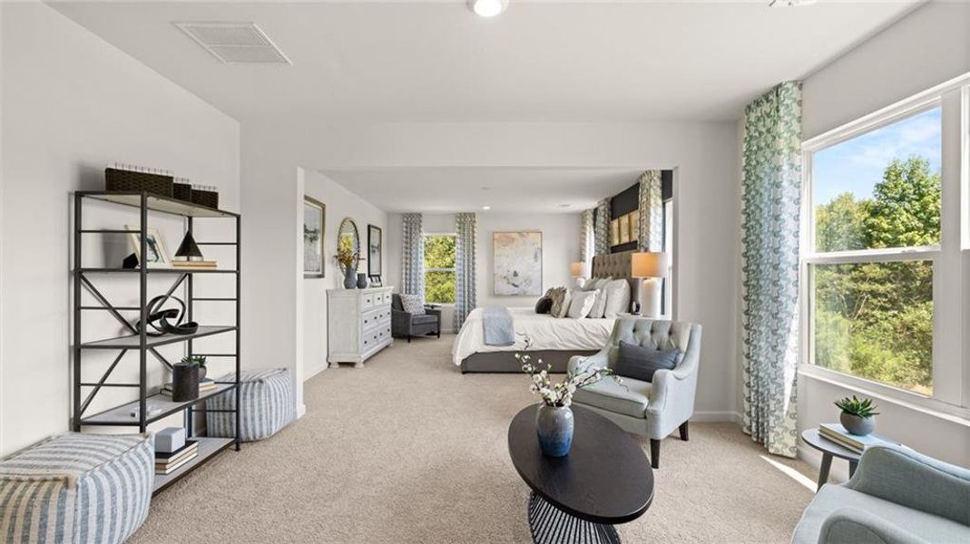Furnished interior view inside a new home in Bridle Creek, Locust Grove (Image 31).