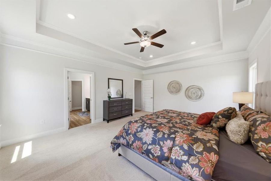 Furnished interior view inside a new home in Tuscany Hills, Douglasville (Image 28).