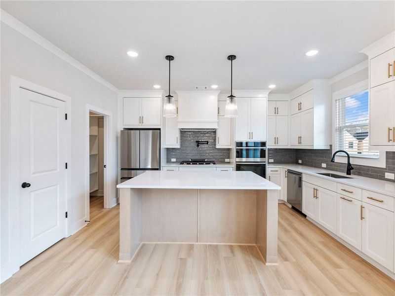 Furnished interior view inside a new home in , Buford (Image 19).