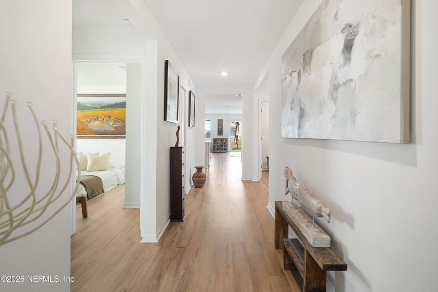 Furnished interior view inside a new home in Copes Landing, Jacksonville (Image 39). Furnished interior view inside a new home in Copes Landing, Jacksonville (Image 39).