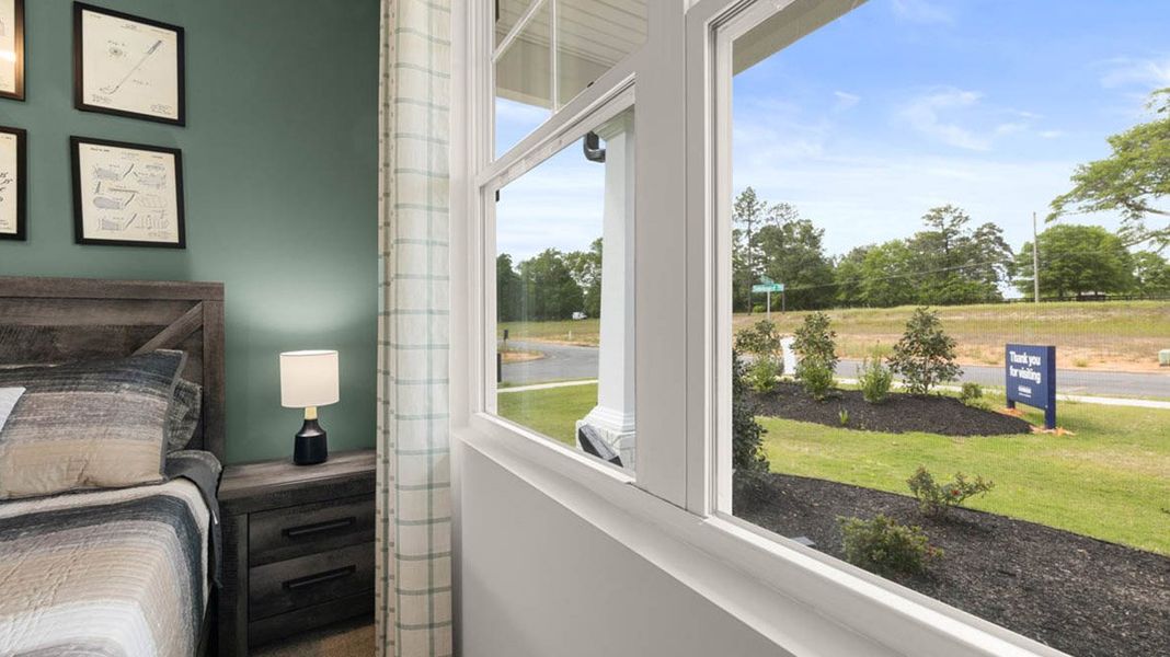 Representative exterior details of a home built from the Plan by D.R. Horton in Wrenfield at Chanticleer, North Augusta (Image 3). Representative exterior details of a home built from the Plan by D.R. Horton in Wrenfield at Chanticleer, North Augusta (Image 3).