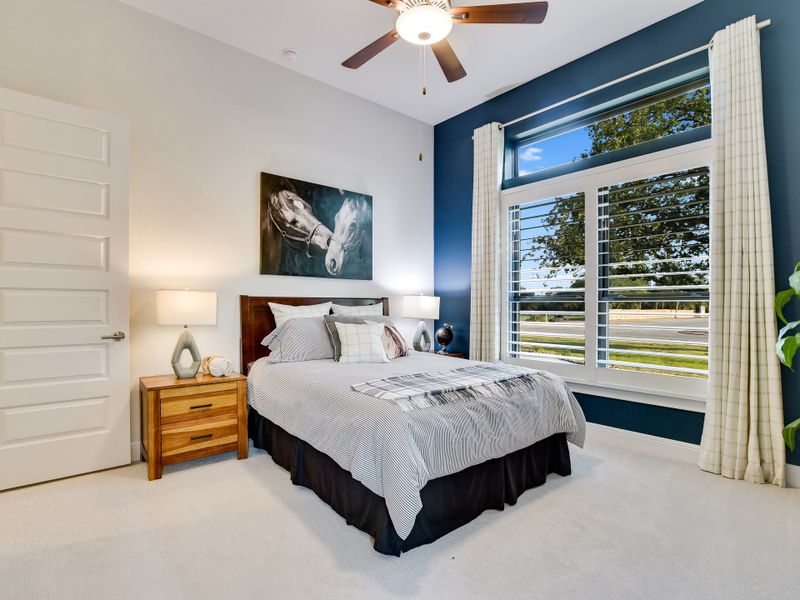 Representative furnished interior of a home built from the San Simeon I by Giddens Homes in Clearwater Ranch, Liberty Hill (Image 186).