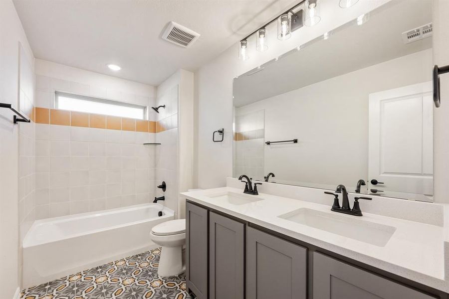 Furnished interior view inside a new home in Villages of Walnut Grove, Midlothian (Image 9).