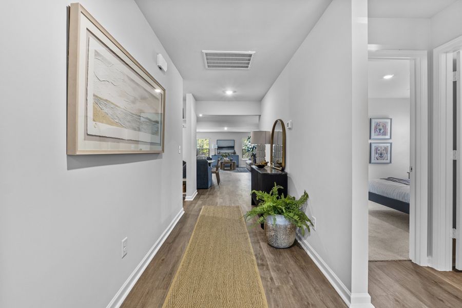 Representative furnished interior of a home built from the Magnolia by McGuinn Homes in Crystal Downs, Sumter (Image 4).