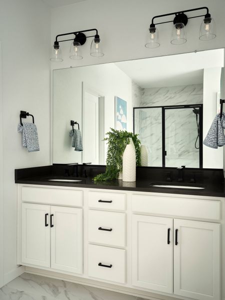 Representative furnished interior of a home built from the Contour Three by Brookfield Residential in Uplands, Westminster (Image 14).