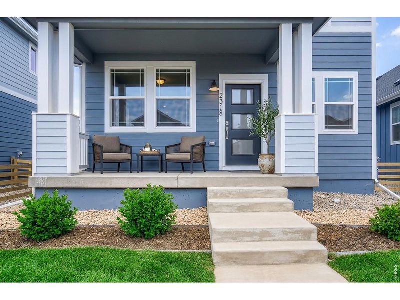 Exterior details and patio area of a home in Waterfield, Fort Collins (Image 4).