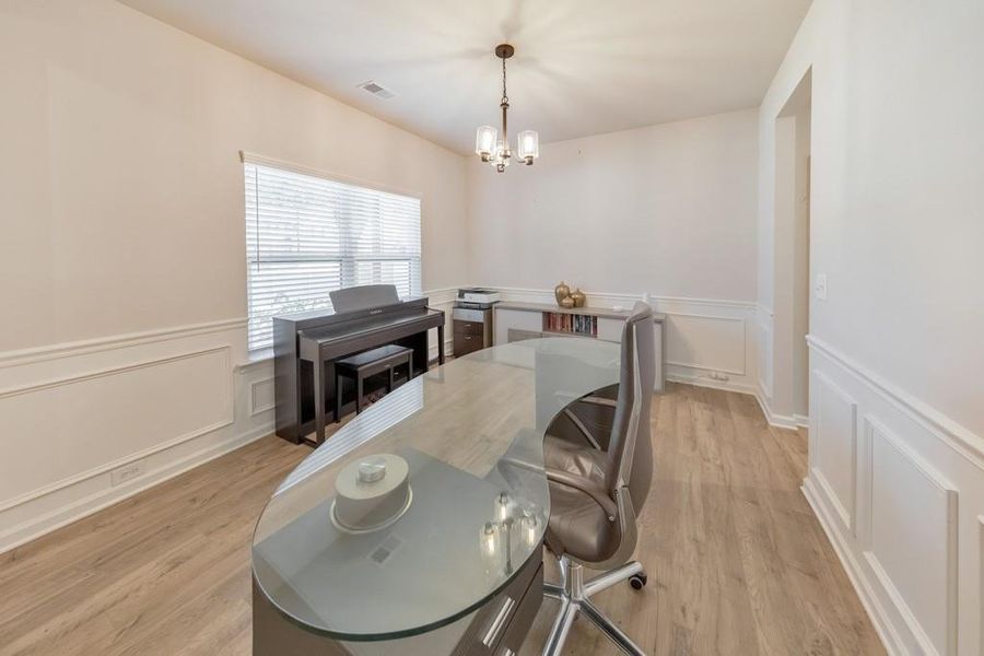 Furnished interior view inside a new home in , Powder Springs (Image 18).