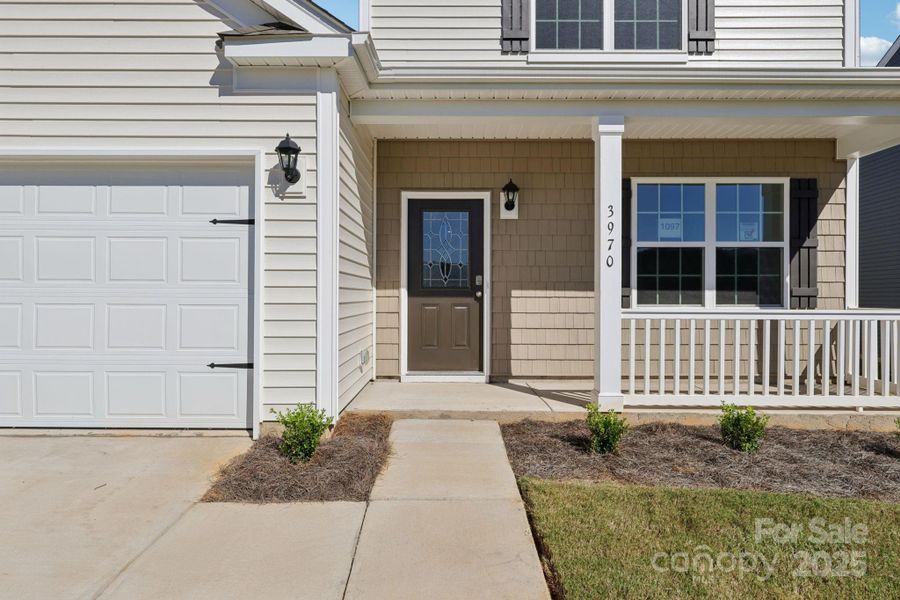 Exterior details and patio area of a home in Cline Village, Conover (Image 3).