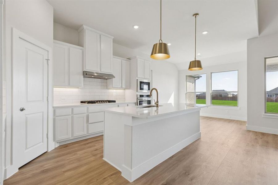 Furnished interior view inside a new home in Ellis Ranch Estates, Waxahachie (Image 12).