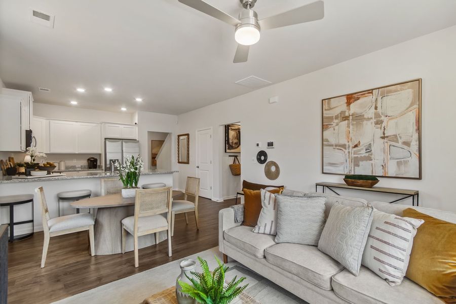 Representative furnished interior of a home built from the The Leyla by Stanley Martin Homes in Parkland, Greenville (Image 6).