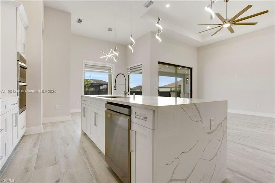 Furnished interior view inside a new home in , Cape Coral (Image 17). Furnished interior view inside a new home in , Cape Coral (Image 17).