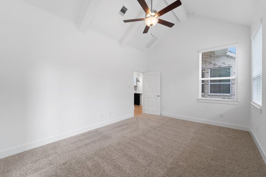 Representative unfurnished interior of a home built from the Augusta by Chesmar Homes in Riceland, Mont Belvieu (Image 11). Representative unfurnished interior of a home built from the Augusta by Chesmar Homes in Riceland, Mont Belvieu (Image 11).
