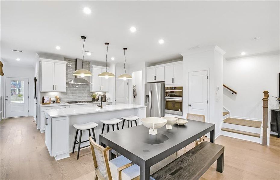Furnished interior view inside a new home in Adler Springs, Powder Springs (Image 15).
