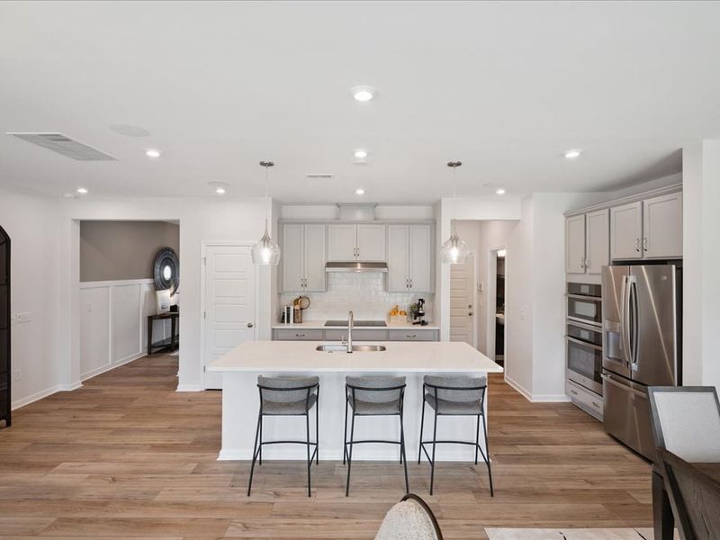 Representative furnished interior of a home built from the Catawba by Tri Pointe Homes in Millstone, Cramerton (Image 6).