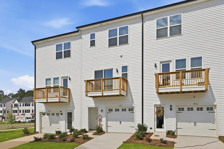Exterior details and patio area of a home in Nichols Landing, Charlotte (Image 2). Exterior details and patio area of a home in Nichols Landing, Charlotte (Image 2).