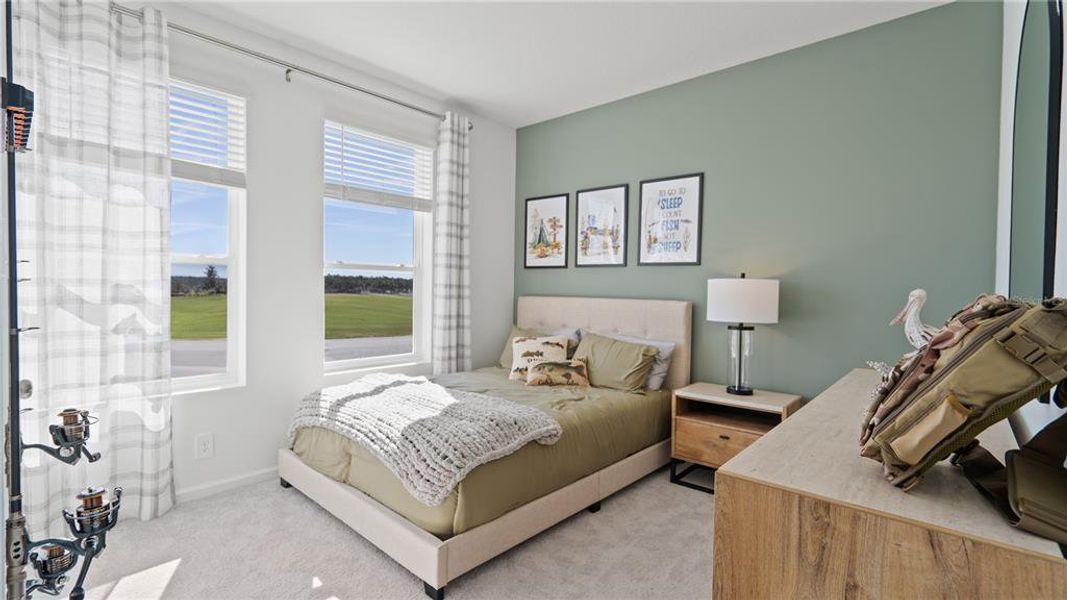 Furnished interior view inside a new home in , Clermont (Image 9).