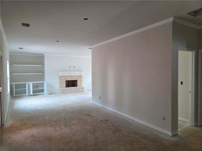 In-progress construction of a new home in , Bethlehem, GA (Image 5).