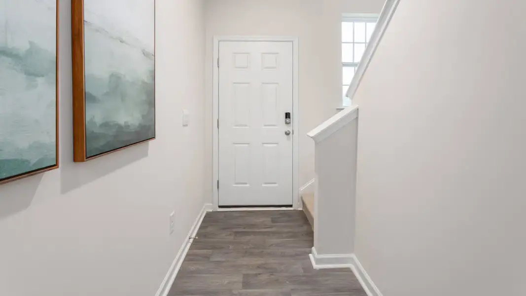 Spacious, unfurnished interior of a new home in North Village Townes, Greensboro (Image 20).