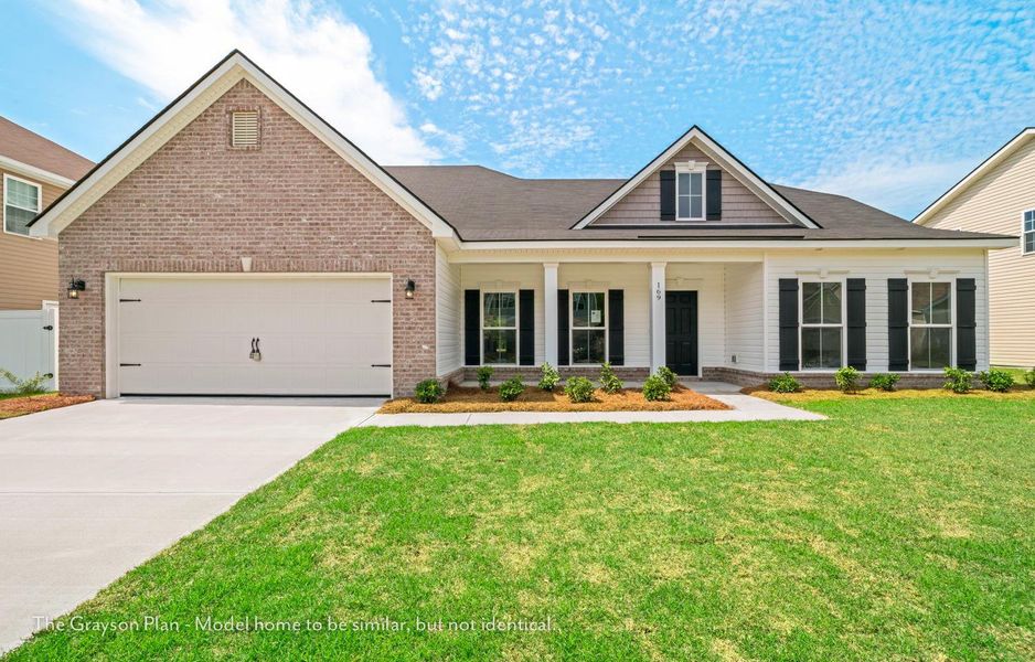 Representative exterior photo of a completed home built from the The Grayson by Smith Family Homes in Savannah Highlands, Savannah, GA (Image 2).
