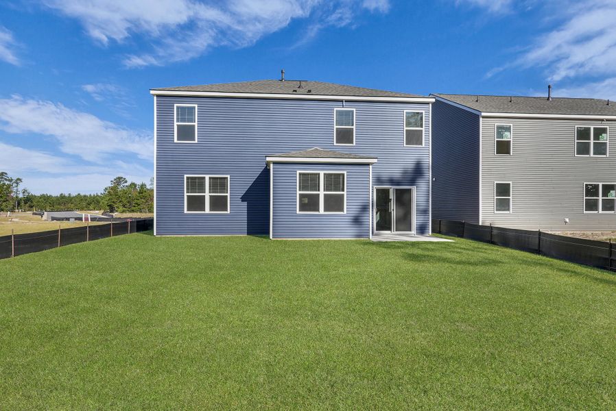 Exterior details and patio area of a home in The Cove at Mallard Crossing, Summerville (Image 2). Exterior details and patio area of a home in The Cove at Mallard Crossing, Summerville (Image 2).