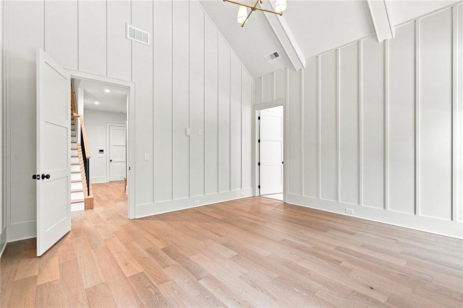 Spacious, unfurnished interior of a new home in , Canton (Image 49).